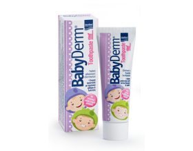 Intermed Babyderm Toothpaste 1000 ppm Φθοριούχος οδοντόκρεμα για την φροντίδα των παιδικών δοντιών 50ml Intermed Babyderm Toothpaste 1000 ppm Φθοριούχος οδοντόκρεμα για την φροντίδα των παιδικών δοντιών 50ml