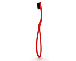 InterMed Professional Ergonomic Toothbrush Οδοντόβουρτσα με Καινοτόμα εξαιρετικά ευέλικτη λαβή κόκκινο μαλακή 1 τεμάχιο