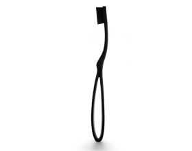 InterMed Professional Ergonomic Toothbrush Οδοντόβουρτσα με Καινοτόμα εξαιρετικά ευέλικτη λαβή μαύρη medium 1 τεμάχιο InterMed Professional Ergonomic Toothbrush Οδοντόβουρτσα με Καινοτόμα εξαιρετικά ευέλικτη λαβή μαύρη medium 1 τεμάχιο
