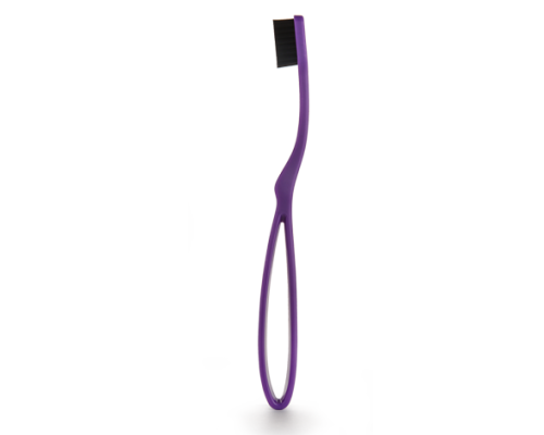 InterMed Professional Ergonomic Toothbrush Οδοντόβουρτσα με Καινοτόμα εξαιρετικά ευέλικτη λαβή μώβ μέτρια 1 τεμάχιο