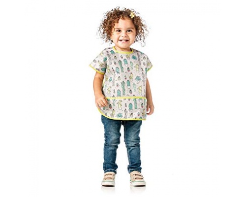 Bumkins Waterproof Junior Bib, Αδιάβροχη Σαλιάρα με Κοντό Μανίκι, 1-3 ετών, Cactus, 1τμχ  Bumkins Waterproof Junior Bib, Αδιάβροχη Σαλιάρα με Κοντό Μανίκι, 1-3 ετών, Cactus, 1τμχ