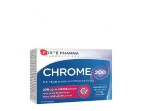 Forte Pharma Chrome 200 Συμπλήρωμα Διατροφής με Χρώμιο, 30 δισκία 