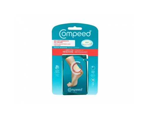 Compeed Blisters Μεσαία Επιθέματα για Φουσκάλες, 10 τεμάχια Compeed Blisters Μεσαία Επιθέματα για Φουσκάλες, 10 τεμάχια