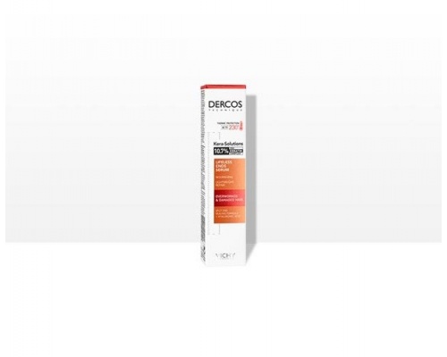 Vichy DERCOS Kera Solutions 10.7% Keratin Serum Μαλλιών για ταλαιπωρημένες άκρες γέμισμα με υαλουρονικό οξύ 40 ml 