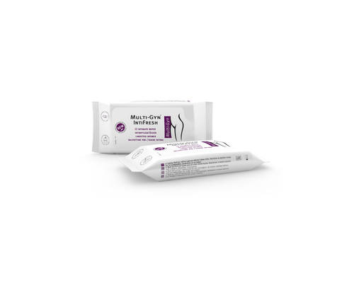 Multi-Gyn IntiFresh μαντηλάκια καθαρισμού της ευαίσθητης περιοχής, 12τμχ   Multi-Gyn IntiFresh μαντηλάκια καθαρισμού της ευαίσθητης περιοχής, 12τμχ