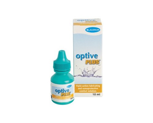 Allergan Optive Plus Λιπαντικές Οφθαλμικές Σταγόνες Τριπλής Δράσης , 10ml  Allergan Optive Plus Λιπαντικές Οφθαλμικές Σταγόνες Τριπλής Δράσης , 10ml