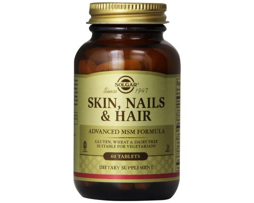 Solgar Skin, Hair, Nails Συμπλήρωμα διατροφής για υγιή επιδερμίδα, γερά νύχια και μαλλιά 60 ταμπλέτες Solgar Skin, Hair, Nails Συμπλήρωμα διατροφής για υγιή επιδερμίδα, γερά νύχια και μαλλιά 60 ταμπλέτες