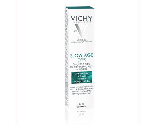 Vichy Slow Age Καθημερινή Κρέμα Ματιών που προλαμβάνει & αντιμετωπίζει τα σημάδια γήρανσης 15ml   Vichy Slow Age Καθημερινή Κρέμα Ματιών που προλαμβάνει & αντιμετωπίζει τα σημάδια γήρανσης 15ml