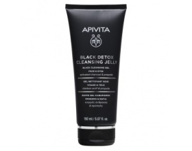 APIVITA Black Detox Cleansing Jelly Μαύρο Gel Καθαρισμού Πρόσωπο & Μάτια με Πρόπολη & Ενεργός Άνθρακας 150ml APIVITA Black Detox Cleansing Jelly Μαύρο Gel Καθαρισμού Πρόσωπο & Μάτια με Πρόπολη & Ενεργός Άνθρακας 150ml