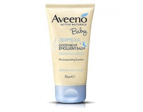 Aveeno Baby Dermexa Good Night Emollient Balm Καταπραϋντική κρέμα σώματος για μωρά με δέρμα με τάση για ατοπία, 75ml Aveeno Baby Dermexa Good Night Emollient Balm Καταπραϋντική κρέμα σώματος για μωρά με δέρμα με τάση για ατοπία, 75ml