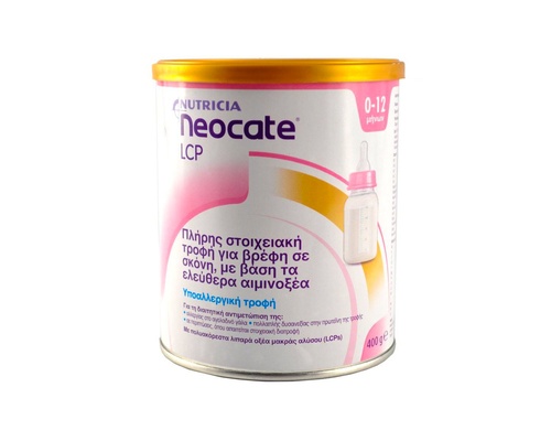 NUTRICIA Neocate LCP Υποαλλεργικό Γάλα για Βρέφη 0-12Μηνών, 400gr