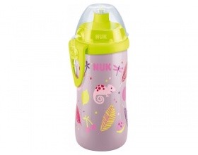 NUK Παγουράκι Junior Cup με κλιπ και καπάκι push-pull κατασκευασμένο από πολυπροπυλένιο (PP) 36m+  300ml 