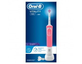 Oral-B Vitality 100 3D White Pink Ηλεκτρική Οδοντόβουρτσα 1τμχ 