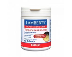 Lamberts Turmeric Fast Release Συμπλήρωμα διατροφής εκχυλίσματος ρίζας Turmeric  60tabs