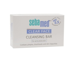 Sebamed Clear Face Cleansing Bar Καθαρίζει το λιπαρό, με τάση Ακμής, δέρμα, 100gr Sebamed Clear Face Cleansing Bar Καθαρίζει το λιπαρό, με τάση Ακμής, δέρμα, 100gr