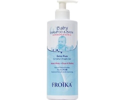 Froika BABY Shampoo & Bath Καθημερινό Βρεφικό Αφρόλουτρο & Σαμπουάν, 400ml