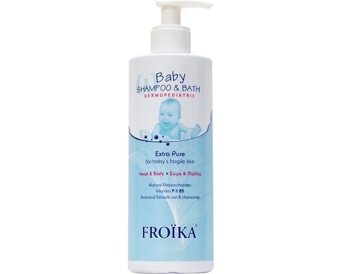 Froika BABY Shampoo & Bath Καθημερινό Βρεφικό Αφρόλουτρο & Σαμπουάν, 400ml