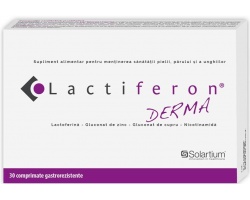 Lactiferon Derma Εξειδικευμένο συμπλήρωμα διατροφής για την αντιμετώπιση της ακμής, 30 Γαστροανθεκτικά Δισκία Lactiferon Derma Εξειδικευμένο συμπλήρωμα διατροφής για την αντιμετώπιση της ακμής, 30 Γαστροανθεκτικά Δισκία