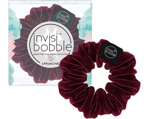 Invisibobble Sprunchie Red Wine is Fine Λαστιχάκι Μαλλιών με Βελούδινη Υφή 1 Τεμάχιο Invisibobble Sprunchie Red Wine is Fine Λαστιχάκι Μαλλιών με Βελούδινη Υφή 1 Τεμάχιο