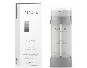 ATACHE Retinol Serum 2 Anti-Aging Complex Retinol+CoQ10 Μειώνει τις ρυτίδες και τις λεπτές γραμμές και ελαχιστοποιεί την τραχύτητα του δέρματος 30ml 