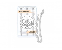 Invisibobble Waver Crystal, Τσιμπιδάκια μαλλιών Διάφανo, 3τεμάχια