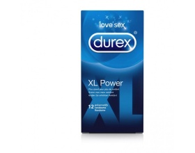 Durex XL Power Προφυλακτικά μεγάλο μέγεθος για περισσότερη άνεση και καλύτερη εφαρμογή 12 τεμάχια  