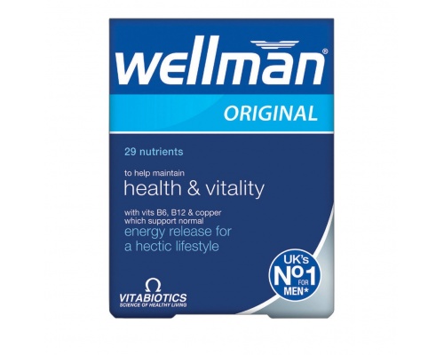 Vitabiotics Wellman Original  Πολυβιταμίνη Ειδικά Σχεδιασμένη για Άνδρες, 30tabs Vitabiotics Wellman Original  Πολυβιταμίνη Ειδικά Σχεδιασμένη για Άνδρες, 30tabs