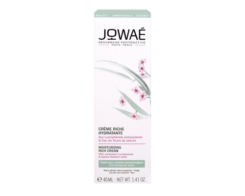 Jowae Moisturizing Rich Cream Κρέμα προσώπου με Φωτοφαινόλες & Νερό από άνθος sakura για Ξηρές επιδερμίδες, ακόμη και ευαίσθητες 40ml Jowae Moisturizing Rich Cream Κρέμα προσώπου με Φωτοφαινόλες & Νερό από άνθος sakura για Ξηρές επιδερμίδες, ακόμη και ευαίσθητες 40ml