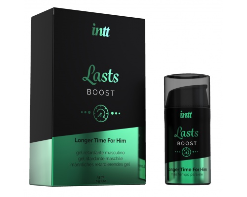 INTT Lasts Boost Longer time for him Τζέλ Επιβραδυντικό για μεγάλη διάρκεια 15ml INTT Lasts Boost Longer time for him Τζέλ Επιβραδυντικό για μεγάλη διάρκεια 15ml