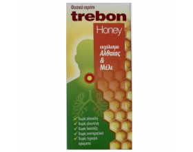 Uni-pharma Trebon Honey Σιρόπι για το Ξηρό Βήχα και τον Πονόλαιμο 100ml 