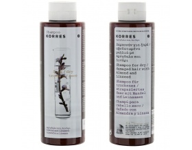 Korres 1+1 ΔΩΡΟ  Shampoo με Αμύγδαλο & Λινάρι Σαμπουάν Ενυδατώνει & θρέφει σε Βάθος, προλαμβάνει το Σπάσιμο & αναδομεί την Τρίχα 2*250ml  