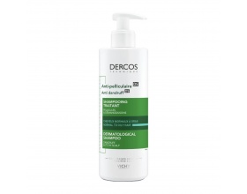 Vichy DERCOS Anti-Dandruff DS, Αντιπυτιριδικό σαμπουάν για Κανονικά - Λιπαρά μαλλιά,  Απομακρύνει την πυτιρίδα & τον κνησμό 390ml