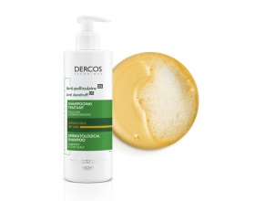 Vichy Dercos Anti-Dandruff Αντιπυτιριδικό Σαμπουάν για Ξηρά Μαλλιά & αίσθηση κνησμού 390ml