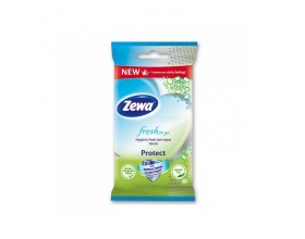 Zewa Fresh To Go Protect Υγρομάντηλα για Χέρια και Πρόσωπο, 10τμχ
