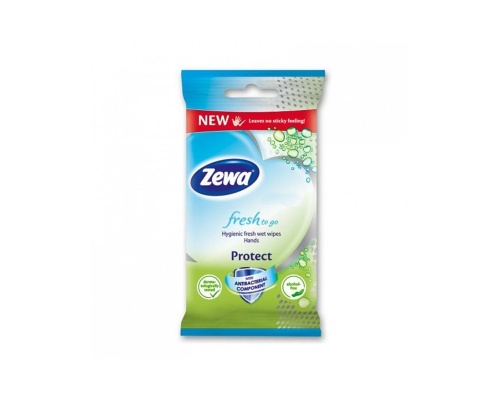 Zewa Fresh To Go Protect Υγρομάντηλα για Χέρια και Πρόσωπο, 10τμχ Zewa Fresh To Go Protect Υγρομάντηλα για Χέρια και Πρόσωπο, 10τμχ