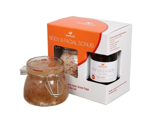 Anaplasis Body & Facial Scrub με Καστανή Ζάχαρη – Ελληνικό Αλάτι Μεσολογγίου & Σπόρους Cranberry 250gr  Anaplasis Body & Facial Scrub με Καστανή Ζάχαρη – Ελληνικό Αλάτι Μεσολογγίου & Σπόρους Cranberry 250gr