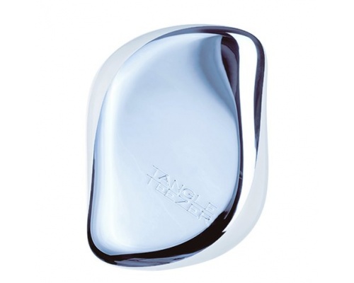 Tangle Teezer Compact Styler Detangling Hairbrush Baby Blue Chrome Χωρίς Λαβή σε Μπλε Χρώμα, 1τμχ Tangle Teezer Compact Styler Detangling Hairbrush Baby Blue Chrome Χωρίς Λαβή σε Μπλε Χρώμα, 1τμχ