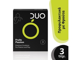DUO  Fruits Passion Προφυλακτικά 3τμχ  DUO  Fruits Passion Προφυλακτικά 3τμχ