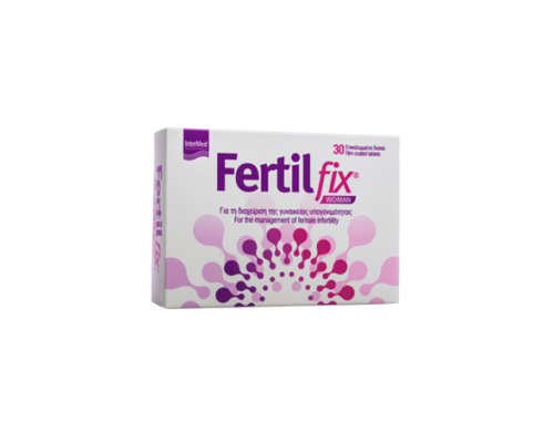 Intermed Fertilfix Woman Συμπλήρωμα διατροφής για την υποστήριξη της λειτουργίας του γυναικείου αναπαραγωγικού συστήματος και τη διαιτητική διαχείριση της γυναικείας υπογονιμότητας 30 δισκία 