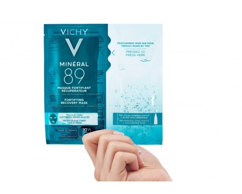 Vichy Mineral 89 Fortifying Instant Recovery Mask Μάσκα Ενδυνάμωσης και Επανόρθωσης, 29gr