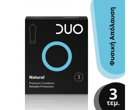  DUO Natural, Προφυλακτικά κανονικό, 3 τμχ