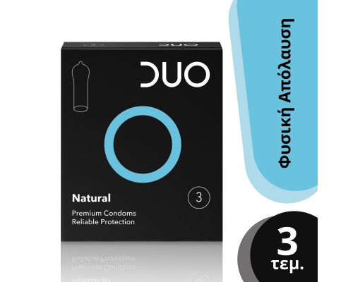 DUO Natural, Προφυλακτικά κανονικό, 3 τμχ  DUO Natural, Προφυλακτικά κανονικό, 3 τμχ