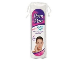 Pom Pon Extra Soft Δίσκοι Ντεμακιγιάζ, 70τμχ Pom Pon Extra Soft Δίσκοι Ντεμακιγιάζ, 70τμχ