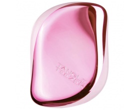 Tangle Teezer Compact Styler Detangling Hairbrush Baby Pink Chrome Βούρτσα Μαλλιών Χωρίς Λαβή σε Ροζ Χρώμα, 1τμχ