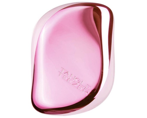 Tangle Teezer Compact Styler Detangling Hairbrush Baby Pink Chrome Βούρτσα Μαλλιών Χωρίς Λαβή σε Ροζ Χρώμα, 1τμχ Tangle Teezer Compact Styler Detangling Hairbrush Baby Pink Chrome Βούρτσα Μαλλιών Χωρίς Λαβή σε Ροζ Χρώμα, 1τμχ
