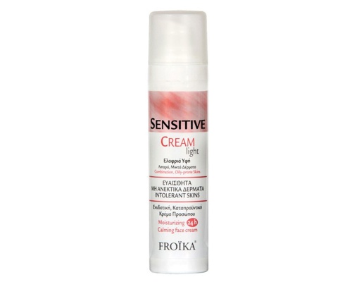 Froika Sensitive Cream Light Ενυδατική Καταπραϋντική Κρέμα Προσώπου, 40ml  Froika Sensitive Cream Light Ενυδατική Καταπραϋντική Κρέμα Προσώπου, 40ml