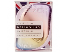 Tangle Teezer Compact Styler Matte Ombre Chrome Βούρτσα Μικρού Μεγέθους με θήκη 1 τεμάχιο