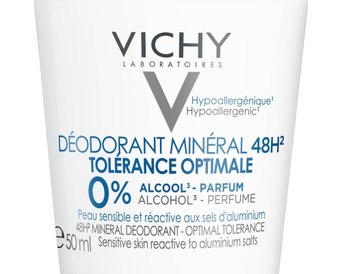 Vichy Mineral Deodorant Αποσμητικό Με 48ώρη Προτασία Χωρίς Άρωμα, 50ml Vichy Mineral Deodorant Αποσμητικό Με 48ώρη Προτασία Χωρίς Άρωμα, 50ml