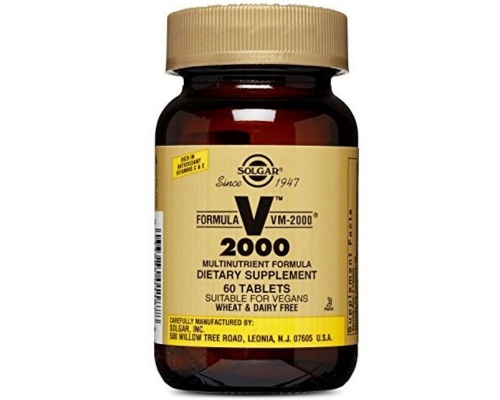 SOLGAR FORMULA VM 2000 Υψηλής ισχύος με αμινοξέα,πεπτικά ένζυμα, σούπερ τροφές,βιοφλαβονοειδή 60 ταμπλέτες SOLGAR FORMULA VM 2000 Υψηλής ισχύος με αμινοξέα,πεπτικά ένζυμα, σούπερ τροφές,βιοφλαβονοειδή 60 ταμπλέτες