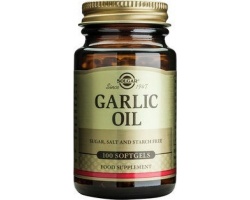 Solgar Garlic Oil, αγνό, αραφινάριστο σκορδέλαιο συμπυκνωμένης μορφής και δρα θετικά στη μείωση της υψηλής πίεσης 100softgels  Solgar Garlic Oil, αγνό, αραφινάριστο σκορδέλαιο συμπυκνωμένης μορφής και δρα θετικά στη μείωση της υψηλής πίεσης 100softgels